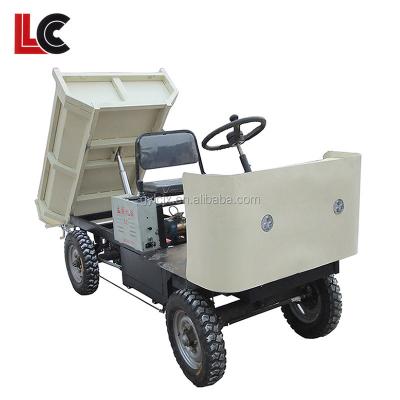 China Licheng 4 Wheel Nimi Dumper For Cargo / New Electric Mini Dump Truck for sale