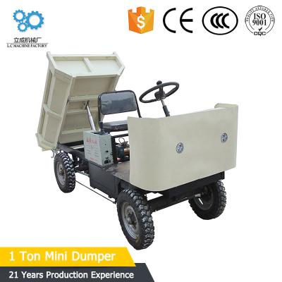 China Cargo China Professional Mini Four Wheels Electric Dumper Quadricycle For Cargo for sale