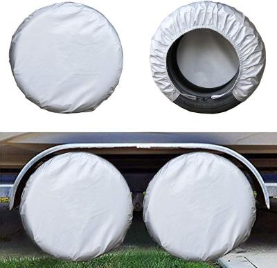 China Samp Tire Covers Set of 4, Travel Trailer Camper Truck SUV Motorhome Waterproof Wheel Cover, Sun Rain Snow Protector, Fit for sale