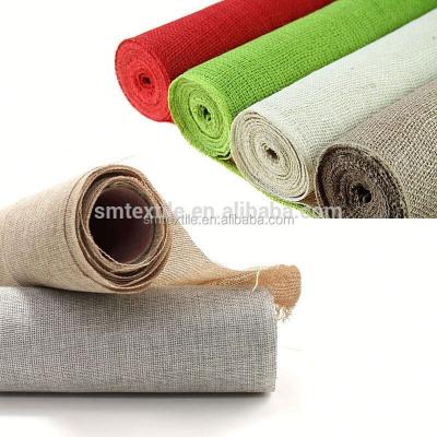 China Sustainable 100% pure or natural Burlap Material Rolls jute hessian roll for sale