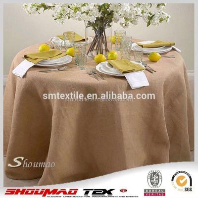 China High quality jute table cloth Natural jute table cloths for round tables for sale