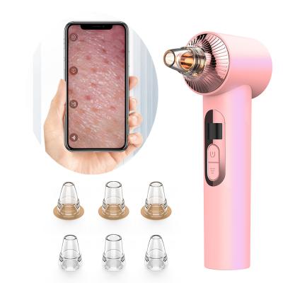 China WIFI Blackhead Remover Vacuum Suction Head Acne Blackhead Smart Visual Pimple Blackhead Remover Cleaning Machine for sale