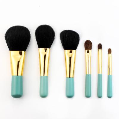 China Angular blush 500 piece travel mini goth makeup personalized makeup brush set 5pcs for sale