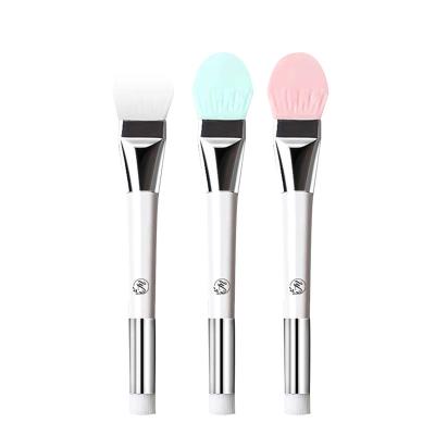 China Angular Blush Silicone Mask Brush for sale