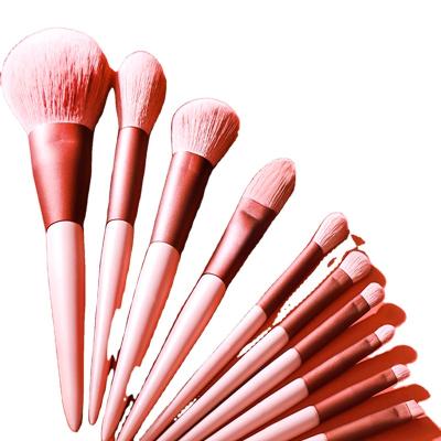 China Angular Blush New Pink Stain Goth Makeup Makeup 500 Pieces Brush 10 Smoky Rose Blush Synthetic Hair Goth Makeup Makeup 10pcs 500 Pieces Set Brush Sytheric Hair Beauty Cosmetics Factory 500 Pcs for sale