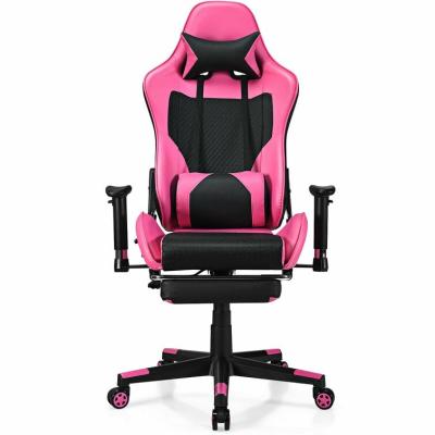 China Other High quality lovely E-sport gaming room female pink gaming chair computer gaming chair pink for girls for sale