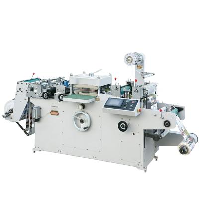 China High Speed ​​Flatbed Label Factory Logo Die Cutting Machine for Adhesive Paper Label for sale