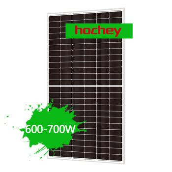 China High quality Hochey 100w 450w solar system solar panel 700w all black low solar panel factory price for sale