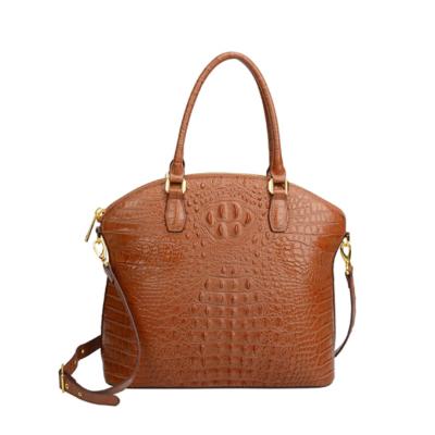 China Fashion Women's Designer Genuine Leather Crocodile Large Tote Bag Satchels Bag for sale