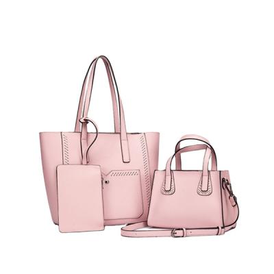 China Water resistant 2022 fashion handbags, 3pcs in 1 style set, elegent ladies tote bag factory wholesale for sale