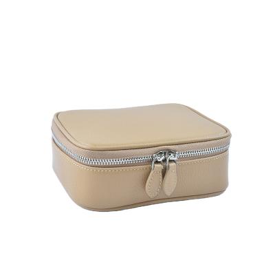 China PU PU/Genuine Leather Cosmetic Bag Travel Bag Portable Casual Makeup Toiletry Bags Storage Bag for sale