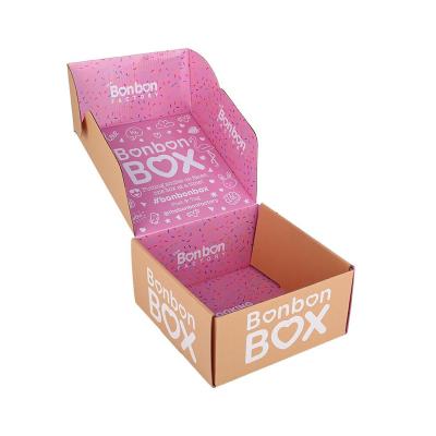 China Recycled Materials Kraft Paper Printing Gift Packaging Boxes Express Cardboard Packing Box Corrugated Paper Shipping Listing Box for sale