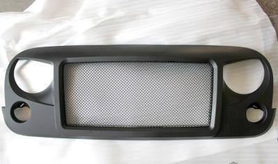 China ABS Plastic Black Avengers Front Grille for Jeep Wrangler Unlimited Sahara Edition for sale