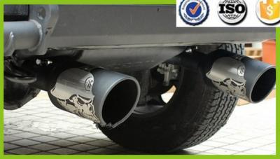 China Skull Muffler Exhaust with Double Pipes for Jeep Wrangler Jk for sale