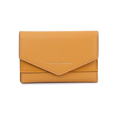 China No 2021 Lychee Short Pattern Fashion Multi-Card Multi-Functional Position Ladies Clutches Wallet for sale