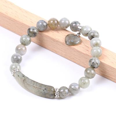 China Trendy New Jewelry Natural Handmade Female Love Stone Fashion 8mm Adjustable Bracelet for sale