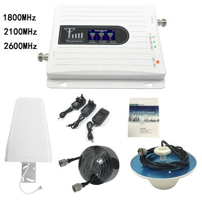 China KT-DWL92 2021 Best KingTone 2g 3g 4g Tri Band Signal Repeaters B3/B1/B7 1800mhz 2100mhz 2600mhz Mobile Signal Booster for sale