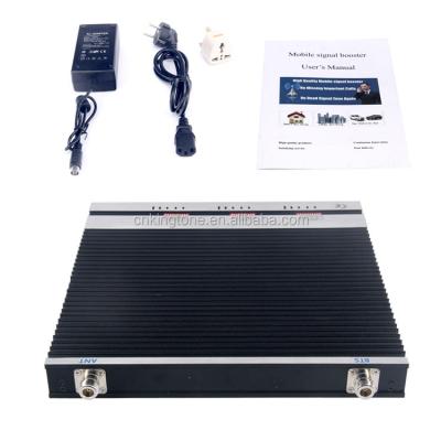 China Dual Band Signal Amplifier Cell Phone Booster 4g LTE1800 3G 2100mhz Mobile Signal Booster 27dBm 1800 2100mhz KT Booster for sale