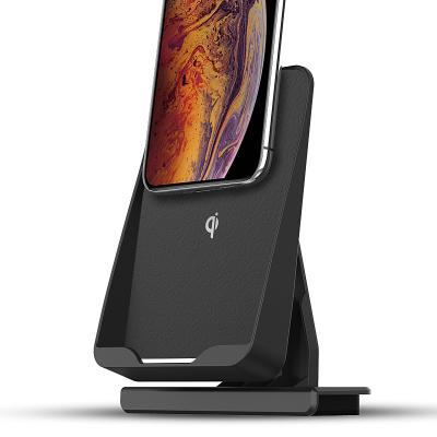 China Short Circuit Protection USB C Wireless Charger Stand , 2 Coils Qi Wireless Charging Stand for sale