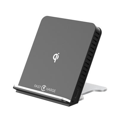 China Baby Square Phone Qi Wireless Charging Stand Aluminum 10W 7.5W Fast Charge for sale