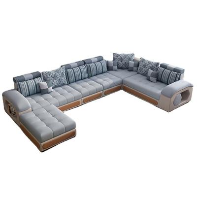 China (Others) Hot Selling Adjustable Corner Sofas Sofa Living Room Home Furniture Big 1+2+3 U Shaped Convertible Sectional U Shape for sale