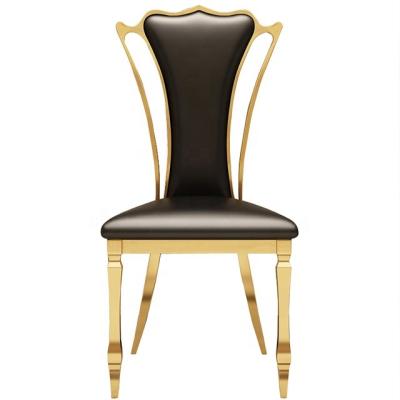 China (Other) high quality stainless steel adjustable hot selling leather dining chair cushion for restaurant for sale