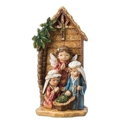 China Europe custom handmade holy family statue figurine home decor craft resin religious figurines for sale