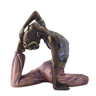 China Europe Alibaba Express Custom Hand Printed Resin Yoga Figurine Wholesale for sale