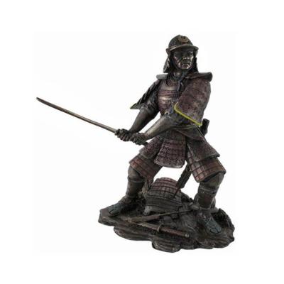 China Custom Resin Figurine Ancient Japanese Samurai Armor From Europe for sale