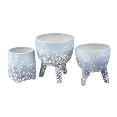 China Wholesale Eco-friendly Ceramic Candle Jar Decoration Handmade Ceramic Candle Holder Home Jar For Candle for sale