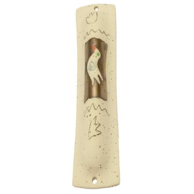 China Religious Craft Ceramic White Jewish Judaica Mezuzah Custom Wholesale Multicolor for sale