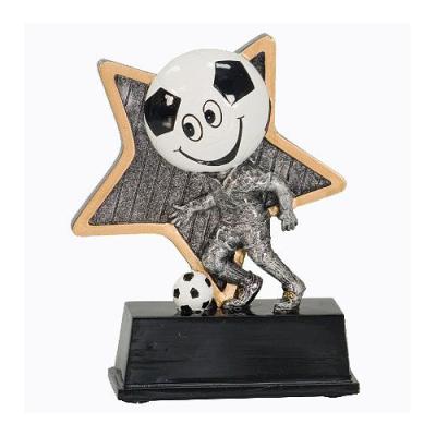 China Funny Europe Sports Awards Soccer Game Trophies and Awards for sale