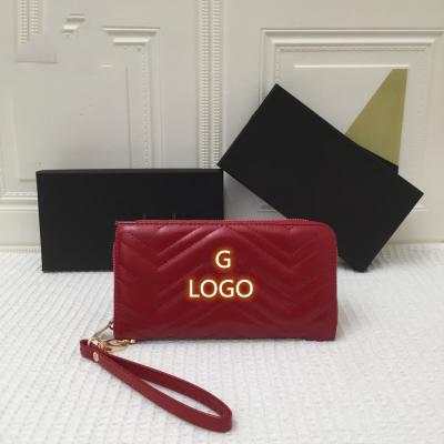 China Women famous brands wallet and purse 2022 new arrival G brand high quality anti-theft designer handbags for sale