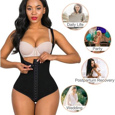 China Breathable Body Shaper Women Waist Trainer Butt Lifter Flat Bust Slimming Bodysuit Sheath Belly Binders Pulling Panties Corset Shapewear for sale