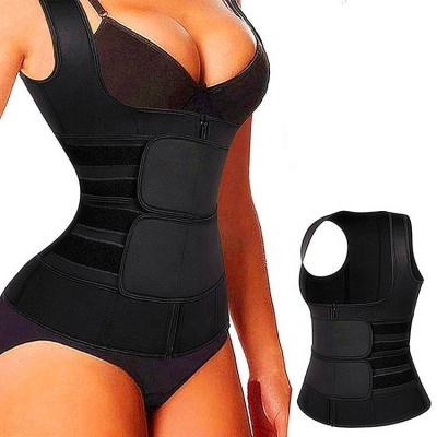 China OEM/ODM Women Sports Waist Trainer Sweat Sauna Breathable Corset Suit Slimming Weight Loss Body Shaper Shapewear Slimming Belt for sale