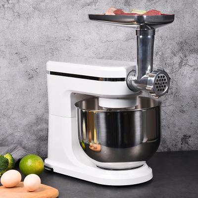 China Multi Functional 6 Speed ​​Kitchen Machine Chef Design Power Mixer Hand Dough Mixer Egg Beater Electric Food Mixer Tilt Head for sale