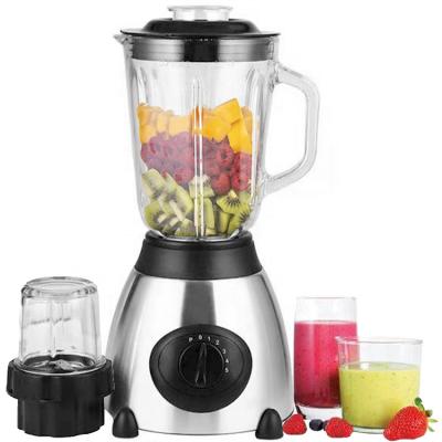 China 1500ml Multifunctional Kitchen Appliances Commercial 2 In 1electric Blender Food Blender Juicer Machine Blender for sale