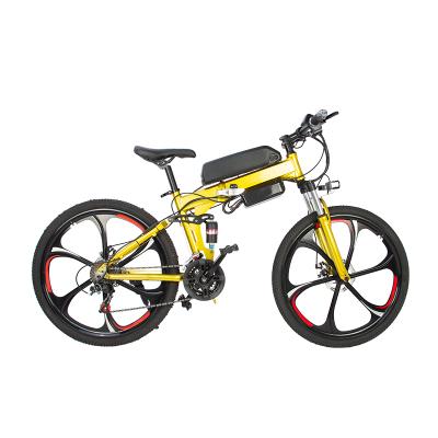 China 21 Speed ​​Mountain Bike 1000w Ebike Aluminum Electric Bicycle 48v 8.8ah Lithium Battery Folding Electric Bicycle for sale