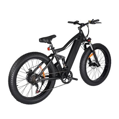 China Wholesale Aluminum Alloy 26 Inch 500w 48v Beach Snow Ebike E Mtb Fat Tire Mountain Electric Bicycle for sale