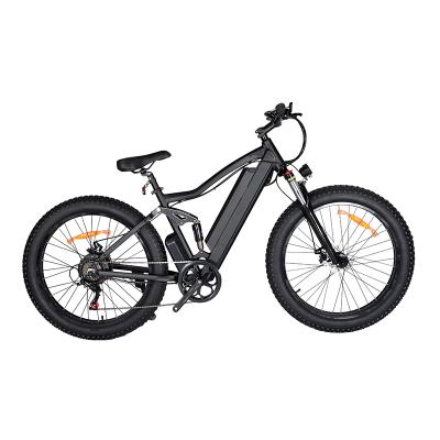 China Fat Tire High Power 26inch Aluminum Alloy Ebike 48v 500w Motor Electric Bike Mountain Electric Bicycles for sale