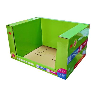 China Recyclable Paper Towel Packaging Box Cardboard Merchandise Display Box for sale