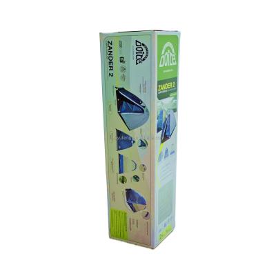 China Recyclable Camping Green Outdoor Hardboard Packaging Tent Shipping Box for sale