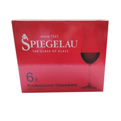 China 6 Bottle Recyclable Wine Box Packaging Red Wine Cardboard Shipping Kraft Paper Cardboard Shipping Box for sale