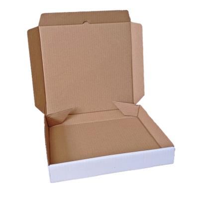 China Recyclable Logo Pizza Box Food Packaging Box Custom Bread Packaging Carrying Box for sale