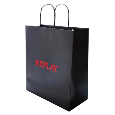 China Luxury Custom Paper Handled Paper Sack Gift Bag Small Paper Bags With Handles Bulk for sale