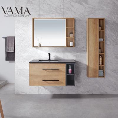 China VAMA Waterproof 40 Inch Modern New Design Floating Bathroom Vanity With Quartz Top 774040 for sale