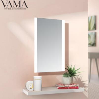 China VAMA LED Lighted Dimmable Mirror With Sensor Touch Switch For Bathroom Customized LED Mirror 7644 for sale