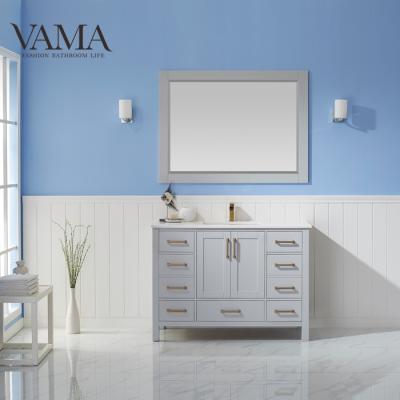 China VAMA 48 inch2021 New Allan modern solid wood vanity 785048 roth bathroom waterproof for sale