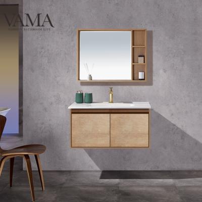 China VAMA Waterproof 36 Inch Modern Small Size Flat Pack Bathroom Vanity 787036 for sale