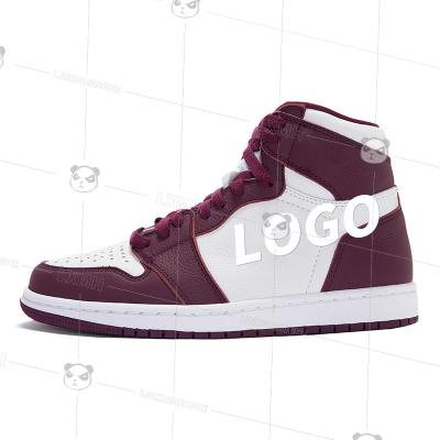 China Cushioning Retro 1High OG Style Good Quality Custom Zapatillas AF1 Bordeaux Sneaker Shoes Basketball Shoes Air jordaneliedlys for sale